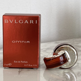 ブルガリ(BVLGARI)の廃盤　レア　未使用　ブルガリ オムニア オード パルファム 5ml イタリア製(香水(女性用))