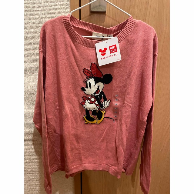 UNIQLO(ユニクロ)のユニクロ 綿ニット 新品 キッズ/ベビー/マタニティのキッズ服女の子用(90cm~)(ニット)の商品写真