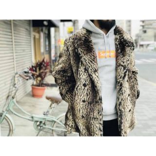 シュプリーム(Supreme)のSupreme × Schott Faux Fur Peacoat(ピーコート)