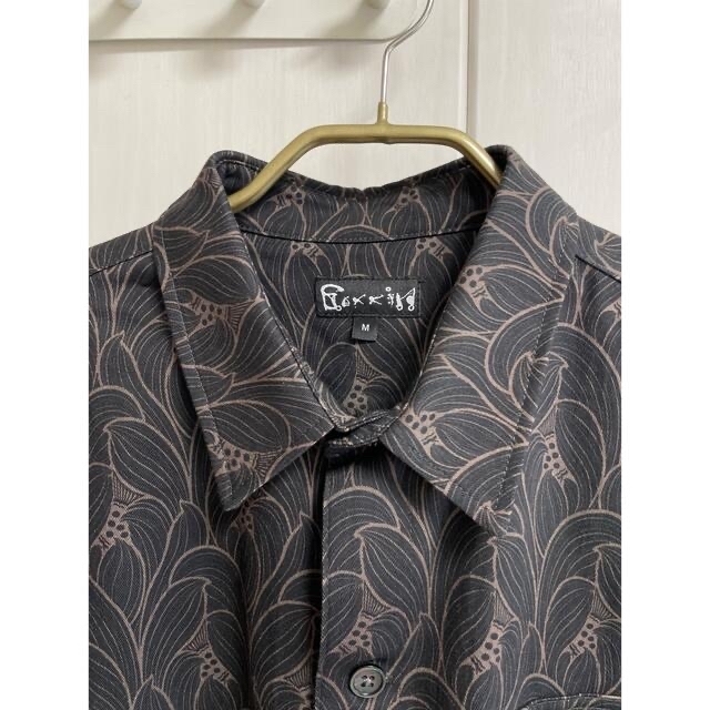 1点限定人気希少高級WACKO MARIA - GAKKIN LOTUS BUDS PATTERN L/S ...