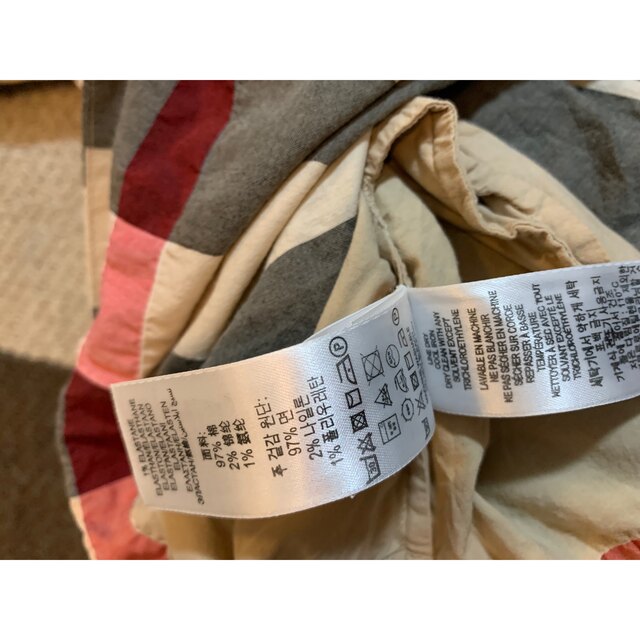 BURBERRY(バーバリー)のバーバリーチルドレン　6y 116 シャツワンピース キッズ/ベビー/マタニティのキッズ服女の子用(90cm~)(ワンピース)の商品写真