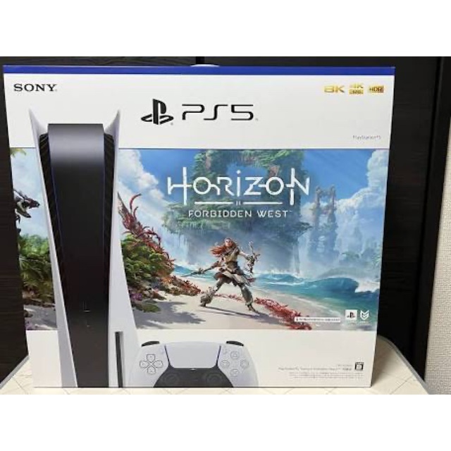 PlayStation(プレイステーション)の【未開封新品】PS5 Horizon Forbidden West 同梱版 エンタメ/ホビーのゲームソフト/ゲーム機本体(家庭用ゲーム機本体)の商品写真