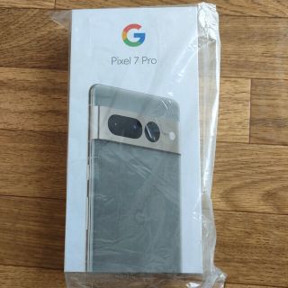 グーグルピクセル(Google Pixel)のPixel 7 Pro 128GB hazel 新品未使用品です。(スマートフォン本体)