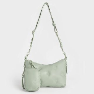 チャールズアンドキース(Charles and Keith)の Sianna シアンナ ナイロンクロスボディバッグ （MintGreen）(ショルダーバッグ)