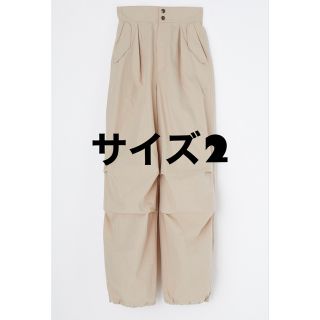 moussy - moussy DRAWSTRING TUCK パンツ 希少サイズ2