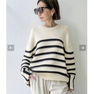 L'Appartement DEUXIEME CLASSE - L'Appartement (DAGMAR/ダグマー)Border Knit