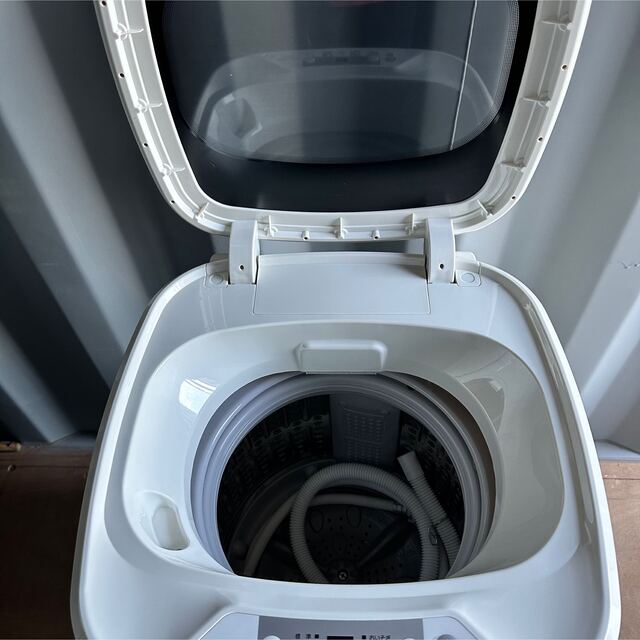 小型全自動洗濯機 3.8kg YWMB-38(W) 2021年製 売れ筋最安値 スマホ