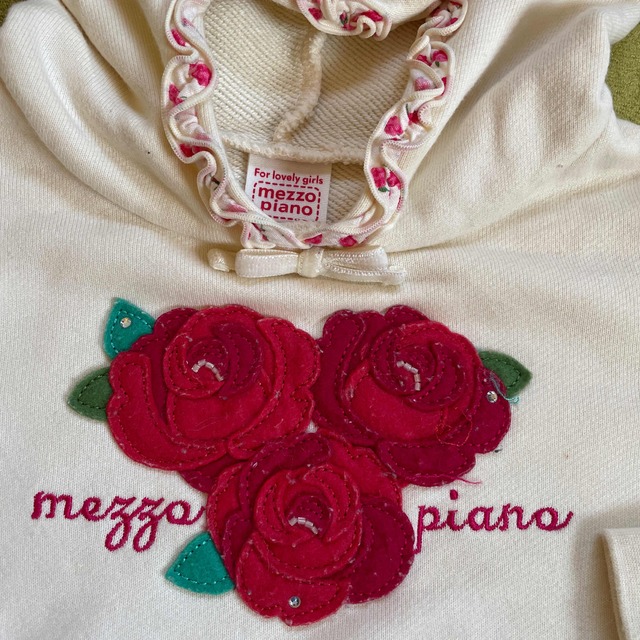 mezzo piano(メゾピアノ)のmezzo piano トレーナー110 キッズ/ベビー/マタニティのキッズ服女の子用(90cm~)(Tシャツ/カットソー)の商品写真