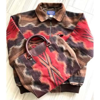 ペンドルトン(PENDLETON)のPENDLETON ペンドルトン フルジップネイティブウールジャケット＆バッグ(ブルゾン)