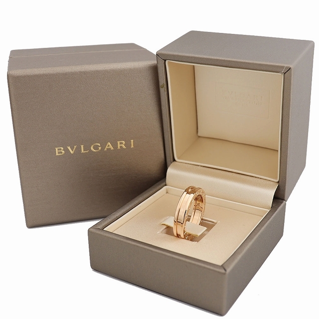 BVLGARI(ブルガリ)の(新品仕上げ済)ブルガリ BVLGARI ビーゼロワン リング 335995 #54 1バンド K18 PG 保証書 8972 レディースのアクセサリー(リング(指輪))の商品写真