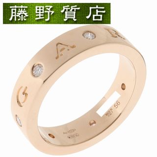 ブルガリ(BVLGARI)の(新品仕上げ済)ブルガリ BVLGARI ブルガリブルガリ ダイヤ リング ロゴ 353969 ＃56 約15号 K18 PG × ダイヤ 9092(リング(指輪))