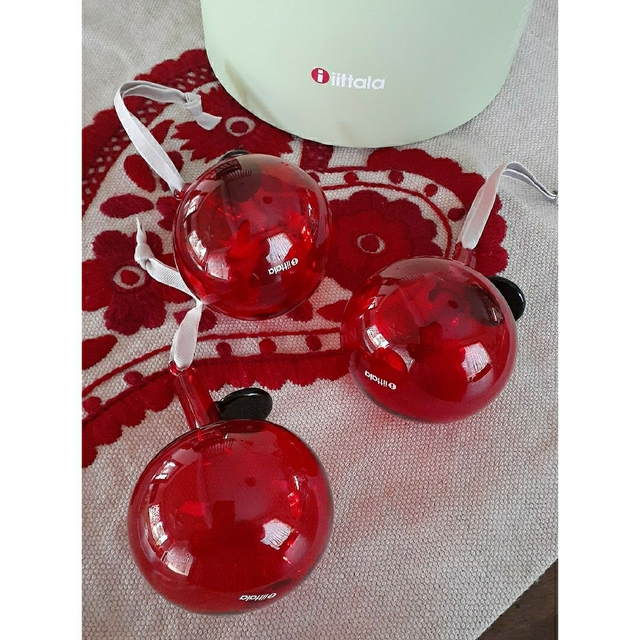 iittala - イッタラ iittala ガラスオーナメント 3個 りんごの通販 by