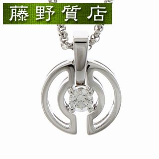 ブルガリ(BVLGARI)の（新品仕上げ済）ブルガリ BVLGARI パレンテシ ダイヤ ネックレス K18 WG × ダイヤモンド 1石 8968(ネックレス)