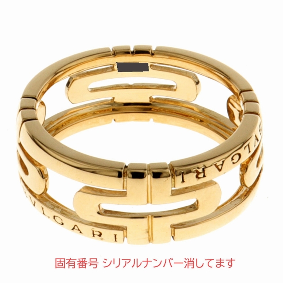 BVLGARI(ブルガリ)の（美品）ブルガリ BVLGARI パレンテシ リング 指輪 #57 約16号 K18 YG イエローゴールド 保証書 341910 AN853951  9067 レディースのアクセサリー(リング(指輪))の商品写真