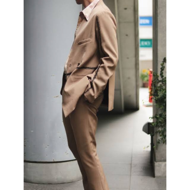 【BED J.W. FORD】20AW ハンドステッチセットアップ　brown