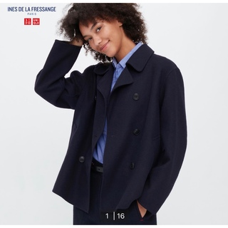 ユニクロ UNIQLO アンダーカバー  ピーコート M 紺 ネイビー