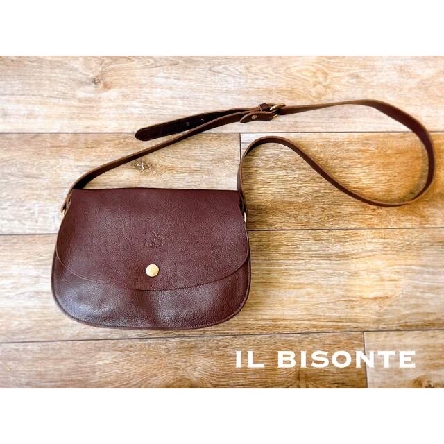 【IL BISONTE】美品☆ショルダーバッグ【正規店購入の証明書あり】