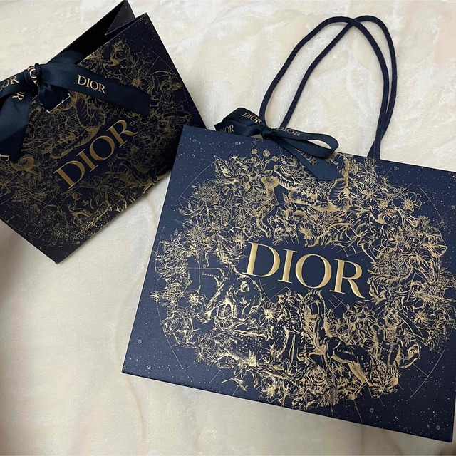 Dior ノート巾着ショッパーギフトラッピング