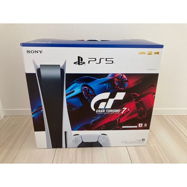 ゲームソフト/ゲーム機本体新品　PS5 (プレステ5)本体 ディスクドライブ搭載 グランツーリスモ7同梱版