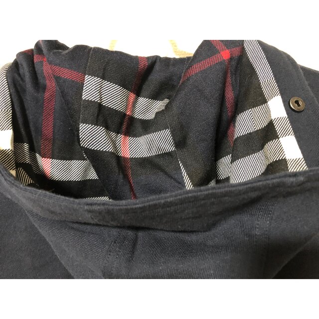 BURBERRY BLACK LABEL(バーバリーブラックレーベル)の【極美品】バーバリーブラックレーベルジップパーカーネイビー メンズのトップス(パーカー)の商品写真