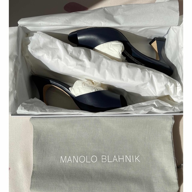 MANOLO BLAHNIK(マノロブラニク)のMANOLO BLAHNIK マノロブラニク 美品 レディースの靴/シューズ(ミュール)の商品写真