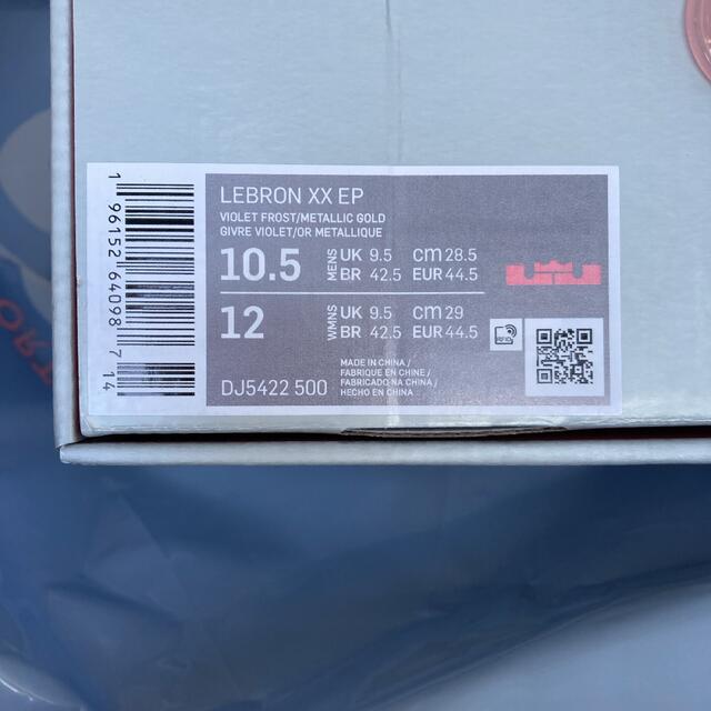 NIKE(ナイキ)のNIKE LEBRON XX EP  28.5cm  レブロン20 新品  メンズの靴/シューズ(スニーカー)の商品写真
