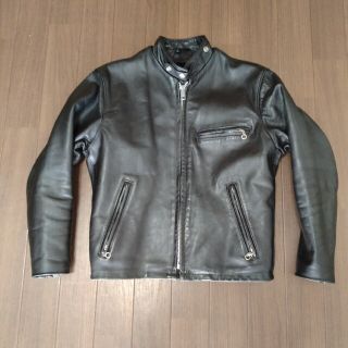 ショット(schott)のショット・Schott シングルライダース・ボアライナー付き型番641サイズ36(ライダースジャケット)