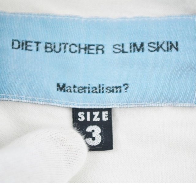 DIET BUTCHER SLIM SKIN(ダイエットブッチャースリムスキン)のDIET BUTCHER SLIM SKIN 長袖袖 ロングTシャツ プリント メンズのトップス(Tシャツ/カットソー(半袖/袖なし))の商品写真