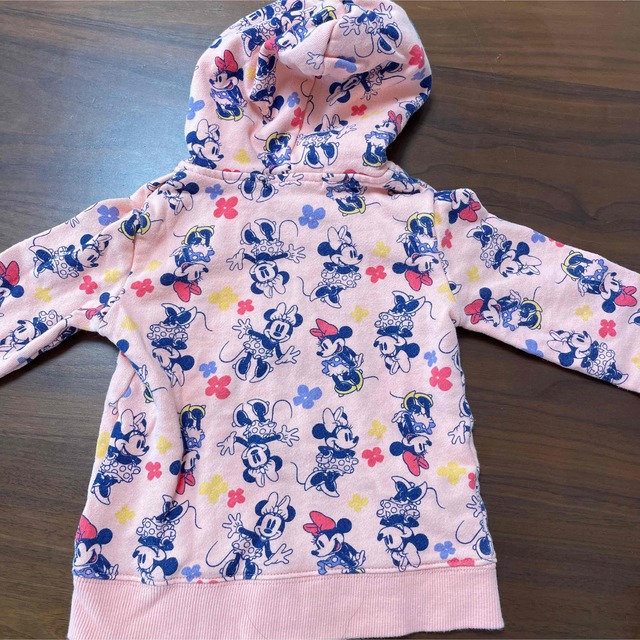 futafuta(フタフタ)のfutafutaミニーちゃんパーカー キッズ/ベビー/マタニティのキッズ服女の子用(90cm~)(ジャケット/上着)の商品写真