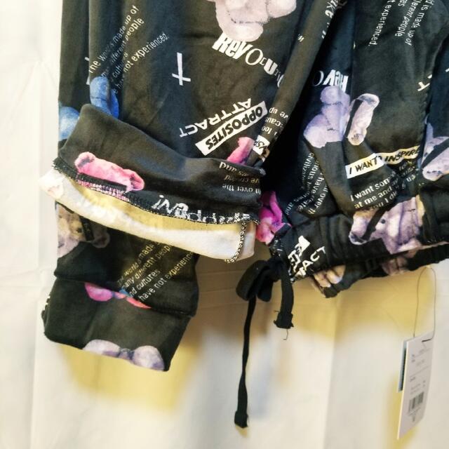新品 くまさん 地雷 原宿 包帯 黒 地雷系 クマ くま柄 パンツ