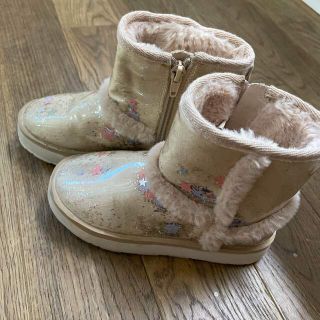 ザラ(ZARA)のZARA ブーツ キッズ 子供 星 スケルトン ラメ 28(ブーツ)