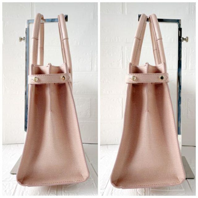 完売品 FURLA フルラ ピン ショルダーバッグ 2way ピンクベージュ