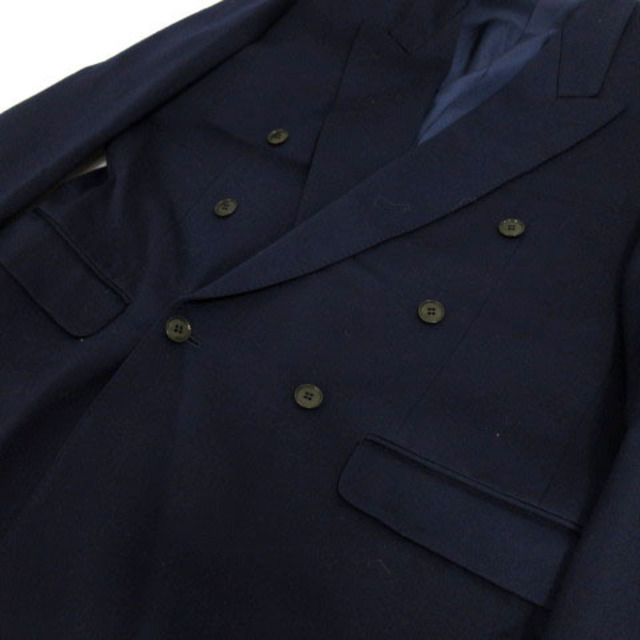 ケンゾー スーツ ビンテージ ジャケット ダブル パンツ ウール 紺 3 3