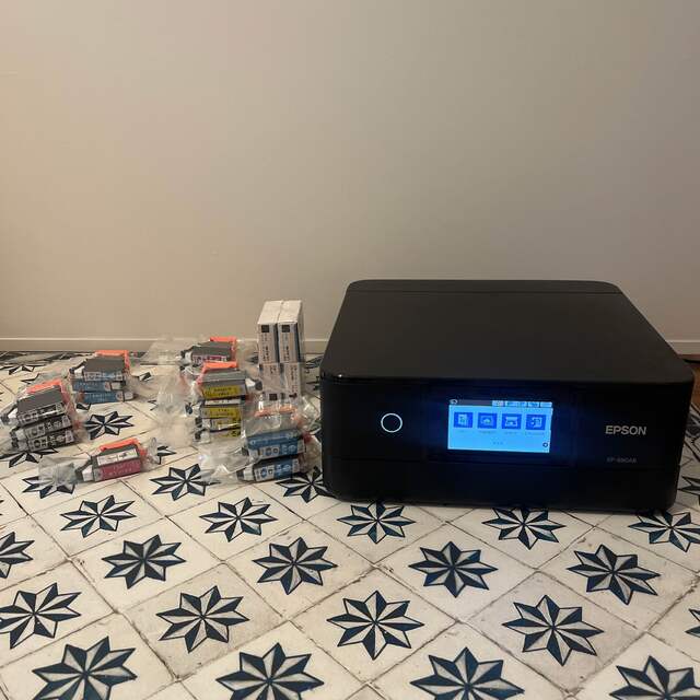 【B611】EPSON　エプソン　EP-880AB　プリンター　複合機　動作品