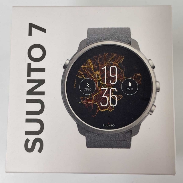 【未使用】 SUUNTO 7 STONE GRAY TITANIUM ストーングレイ チタニウム スマートウォッチ SS050567000 メンズの時計(腕時計(デジタル))の商品写真