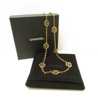 CHANEL シャネル ベルト ゴールド系 ココマーク チェーン AM3582W-tops