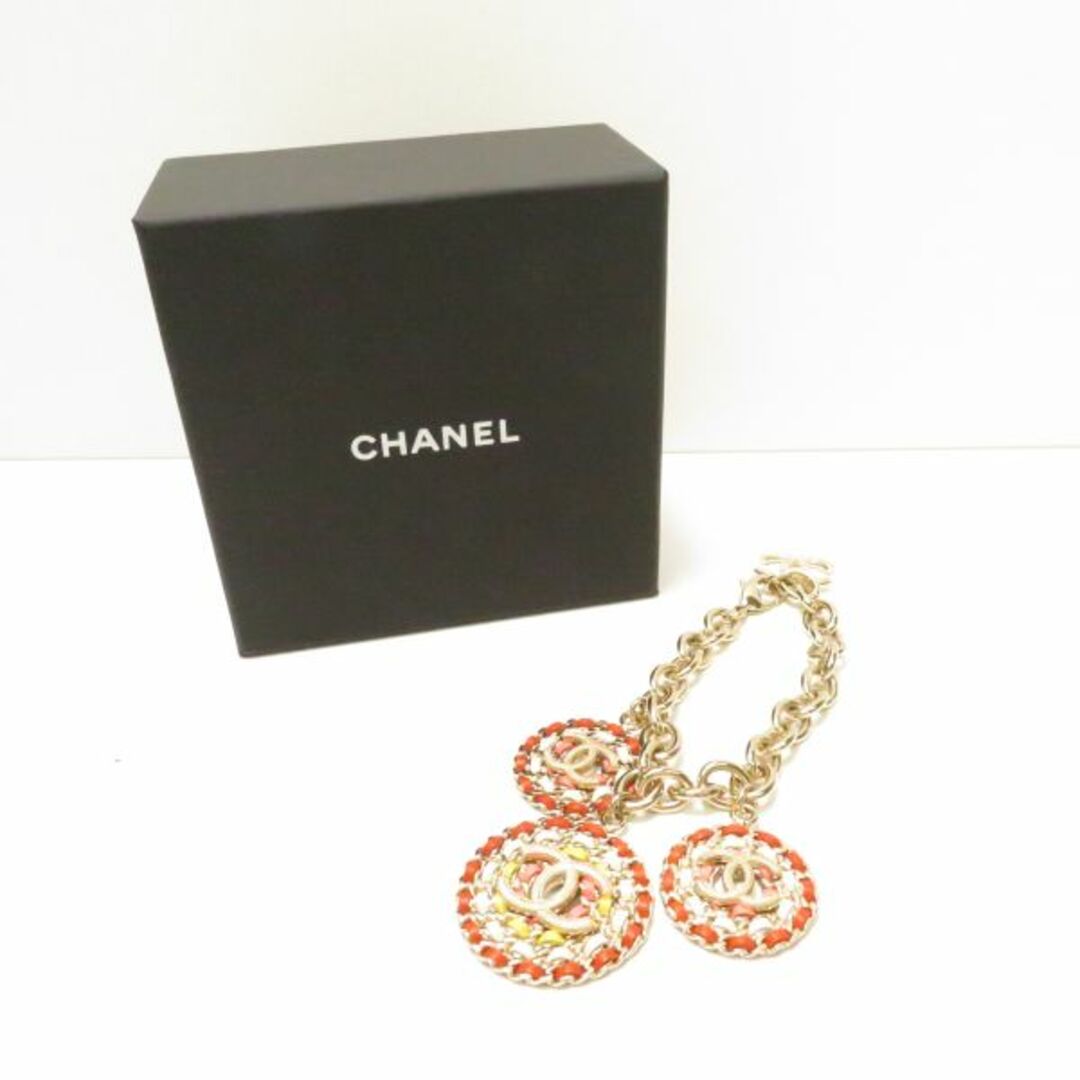 ー品販売 - CHANEL シャネル AM3583W チェーン ココマーク ゴールド