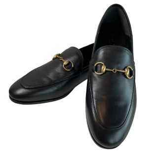 グッチ(Gucci)の未使用 GUCCI グッチ ローファー ホースビット金具 ブラック(ローファー/革靴)