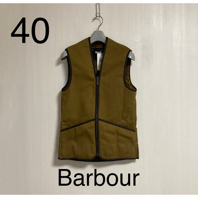 新品 Barbour warm pile waistcoat 40ライナー