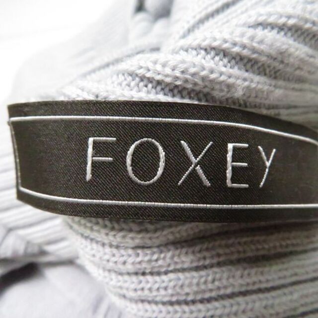FOXEY(フォクシー)のフォクシー ニットトップ タートルネックニット ブルー 40 AO541A38 レディースのトップス(ニット/セーター)の商品写真