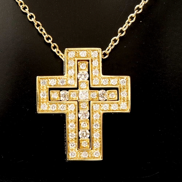 新品仕上げ済)ダミアーニ DAMIANI ベルエポック クロス ダイヤ