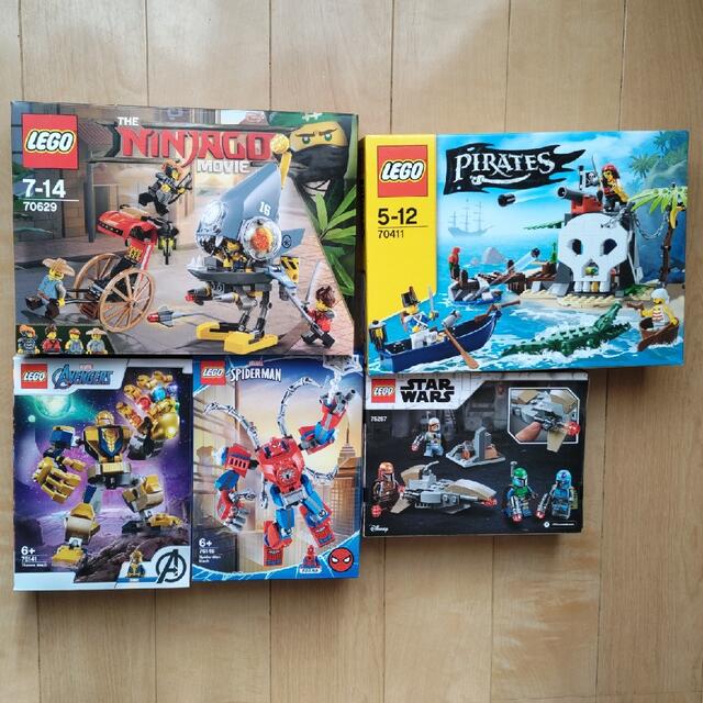 Lego(レゴ)のレゴ(LEGO)　ニンジャゴー　パイレーツ　スーパーヒーローズ　スターウォーズ キッズ/ベビー/マタニティのおもちゃ(積み木/ブロック)の商品写真
