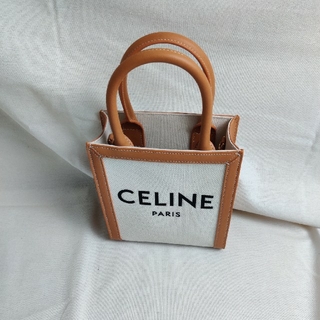 celine - CELINE セリーヌ ミニ バーティカル カバ ナチュラル ショルダーバッグ