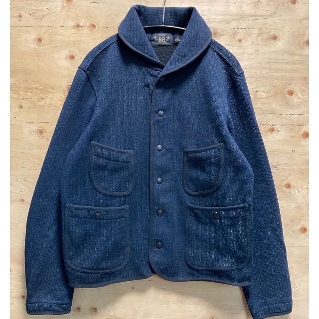 ジャケット/アウターRRL INDIGO SHAWL COLLAR BEACH JACKET