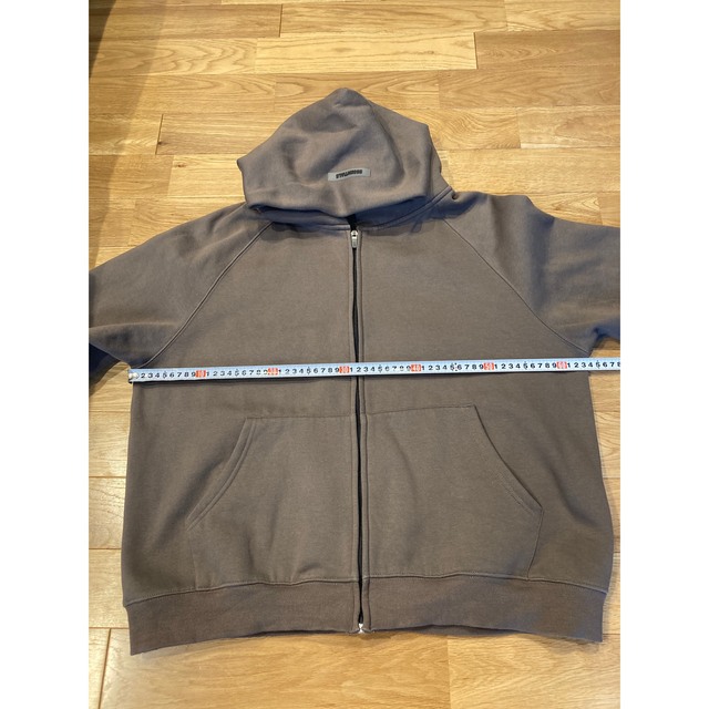 FEAR OF GOD - ESSENTIALSエッセンシャルズFULL-ZIP バックロゴ ジップ