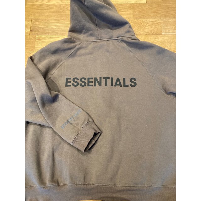 エッセンシャルズ ESSENTIALS FULL-ZIPバックロゴジップパーカー