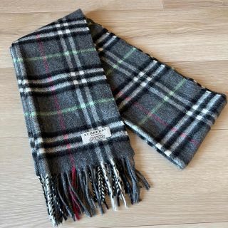 バーバリー(BURBERRY)の【美品】BURBERRY　LONDON マフラー カシミヤ100%(マフラー)