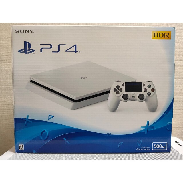 日本製 PlayStation4 PS4 CUH-2100AB02 グレイシャーホワイト 家庭用ゲーム機本体