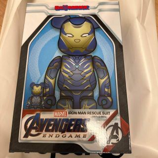 BE@RBRICK - BE@RBRICK IRON MAN RESCUE SUIT 400% 100%