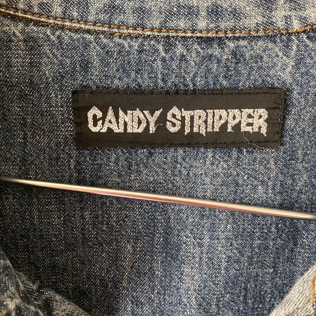 Candy Stripper(キャンディーストリッパー)のキャンディストリッパー☆デニムシャツ レディースのトップス(シャツ/ブラウス(長袖/七分))の商品写真